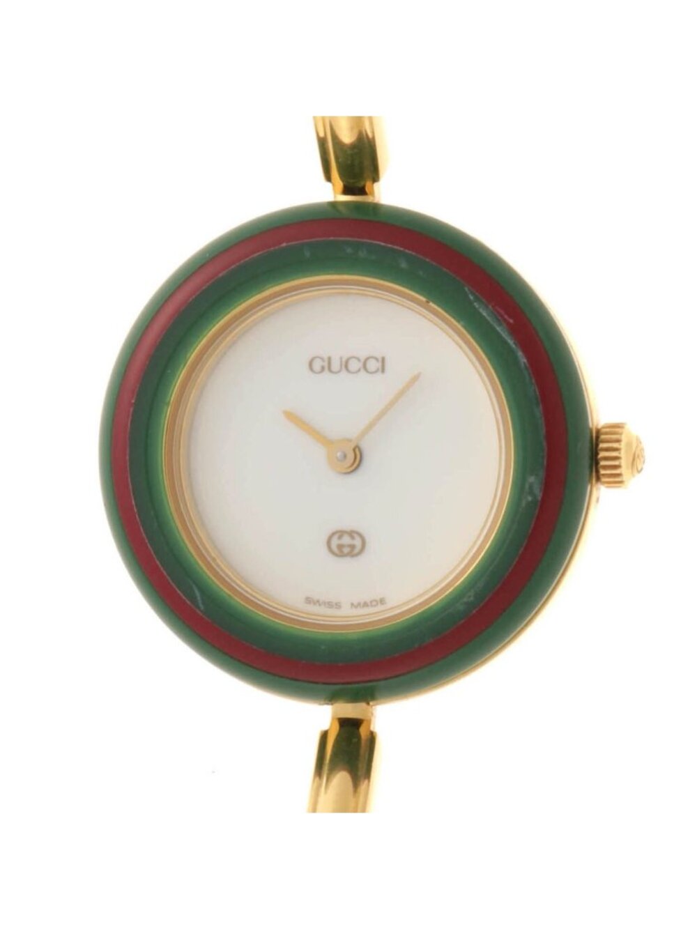 Gucci Change Bezel Watch White Quartz